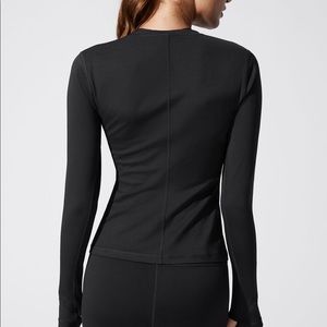 NEW LONG SLEEVE TOP IN DIAMOND COMPRESSION